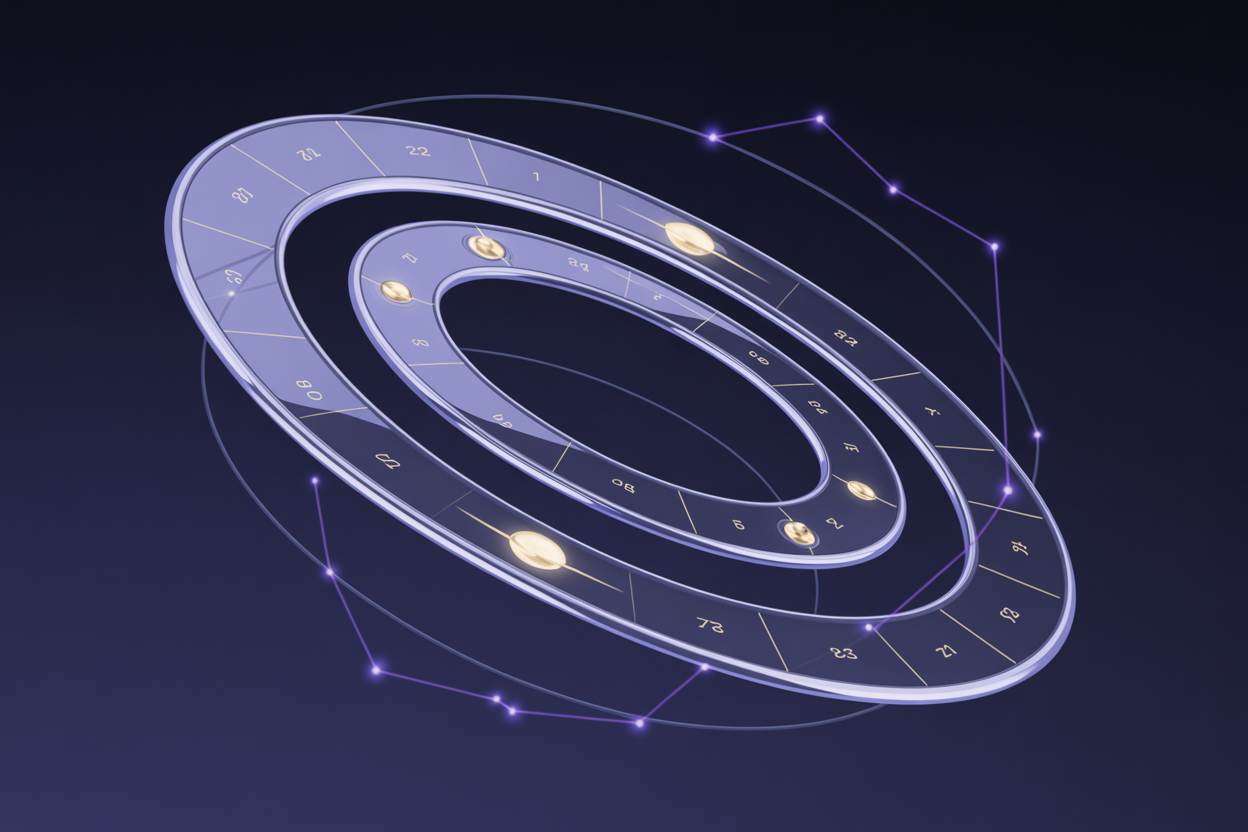 Orbital ticket selector rings